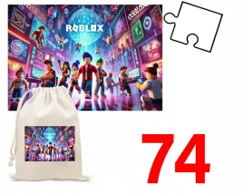 puzzle-24-el-prezent-roblox-gry-steve-kaktus-lama-woreczek-z-nadrukiem