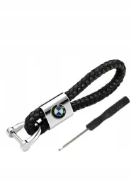 bmw-brelok-breloczek-brylok-zawieszka-do-kluczy-pleciony-skora