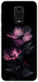 etui-case-do-xiaomi-redmi-note-9-pro-kwiaty-czarne-wzory