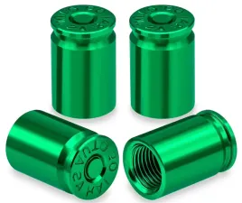 nakretki-na-wentyle-czapki-opon-kapturki-na-zawory-naboj-luska-9mm-zielone