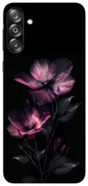 etui-case-do-samsung-galaxy-a56-kwiaty-czarne-wzory