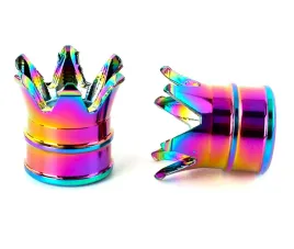 nakretki-na-wentyle-czapki-kapturki-na-zawory-korona-aluminiowa-rainbow