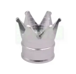 nakretki-na-wentyle-czapki-kapturki-na-zawory-korona-aluminiowa-srebrne