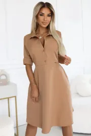 286-8-sandy-koszulowa-rozkloszowana-sukienka-z-paskiem-mocha-mousse