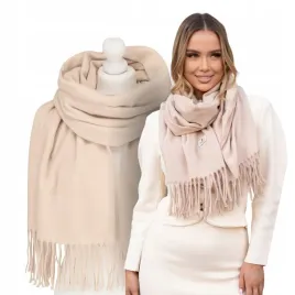 szal-damski-modny-szalik-dwustronny-bezowy-duzy-dlugi-elegancki