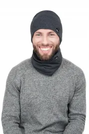 komplet-meski-na-polarze-czapka-komin-grafitowy