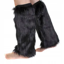 getry-stuptuty-ocieplacze-nagolenniki-damskie-czarne-sztuczne-futro