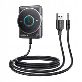 ugreen-adapter-samochodowy-bt-5-4-usb-mini-jack-3-5mm-wbudowany