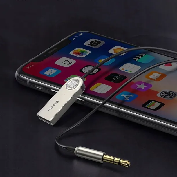 baseus-adapter-odbiornik-audio-transmiter-bluetooth-do-samochodu-usb-stan-nowy-zalaczone-wyposazenie-aux
