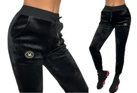 spodnie-damskie-welurowe-ocieplane-futerkiem-grube