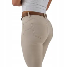 spodnie-z-paskiem-m-sara-jeansy-damskie-rurki-bezowe-push-up