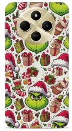 etui-case-do-xiaomi-redmi-14c-wzor-grinch-swieta-prezenty-choinka
