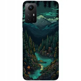 etui-case-do-xiaomi-redmi-note-12s-4g-krajobraz-wodospad-kwiaty-natura