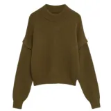 sweter-damski-mango-khaki-klasyczny-plec-produkt-damski
