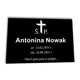 tablica-nagrobna-poziom-20x30cm-czarna-w-polysku-odporna-na-warunki-i-uv