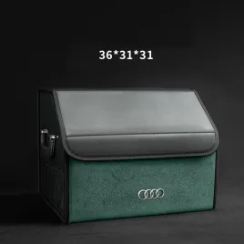 skorzany-organizer-do-bagaznika-logo-audi-36-31-31-zamszowa-zielony