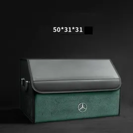 skorzany-organizer-do-bagaznika-logo-mercedes-50-31-31-zielony