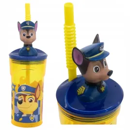 kubek-ze-slomka-do-picia-dla-dzieci-chase-psi-patrol-slomka-3d-360ml