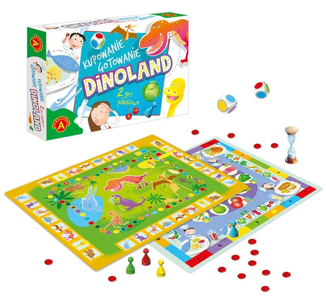 dinoland-2-gry-kupowaniegotowanie-26504-stan-nowy