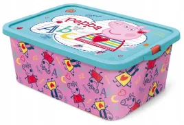 pojemnik-na-zabawki-pudelko-skrzynia-plastikowy-zamykany-swinka-peppa-13-l