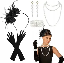 zestaw-retro-lata-20-damski-flapper-opaska-korale-6w1-kolczyki
