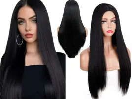 peruka-damska-wlosy-dlugie-czarne-proste-sztuczne-syntetyczne-65cm