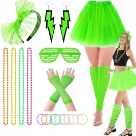 stroj-lata-80-90-neon-retro-italo-disco-przebranie-spodnica-zestaw-8w1