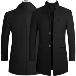 plaszcz-meski-krotki-ze-stojka-jesienny-elegancki-czarny-jednorzedowy