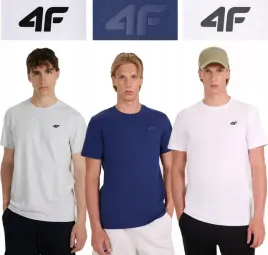 t-shirt-meski-4f-koszulka-zestaw-komplet-3-sztuki-ttshm2256-3xl