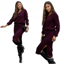 komplet-dzianinowy-damski-spodnica-midi-z-rozcieciem-oversize-bluza