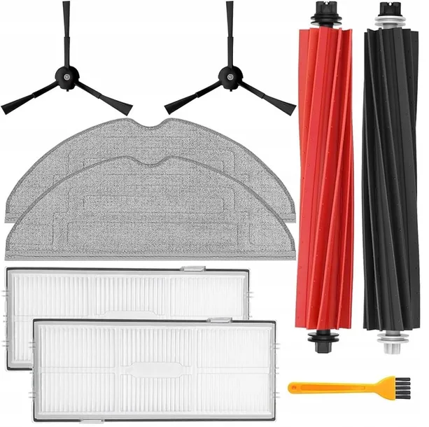 ZESTAW SZCZOTKI ROLKI FILTRY MOP DO ROBOROCK S8 PLUS MAX MAXV ULTRA ...