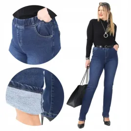 spodnie-jeans-damskie-ocieplane-duze-rozmiary-guma-w-pasie-elastyczne