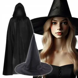 czarownica-kostium-halloween-peleryna-kapelusz-stroj-przebranie
