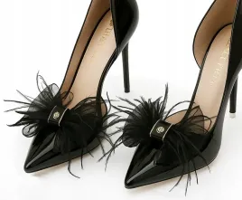 ozdoby-do-butow-czarne-2-klipsy-kokardy-z-pior-eleganckie-na-sylwestra