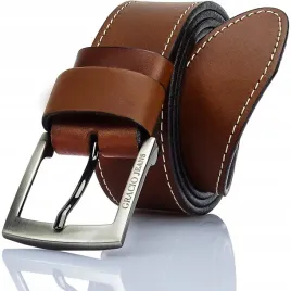 pasek-110cm-meski-szeroki-do-spodni-jeans-brazowy