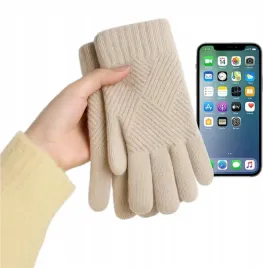 rekawiczki-damskie-dotykowe-do-telefonu-cieple-zimowe-ocieplane-bezowe
