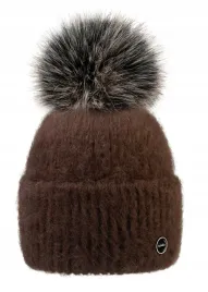 zimowa-damska-czapka-dziana-ciepla-welna-pompon-woolk-freya