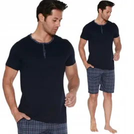 pizama-meska-krotki-rekaw-szorty