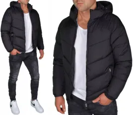 zimowa-puchowa-kurtka-meska-pikowana-kaptur