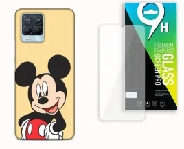 etui-case-do-realme-8-8-pro-szklo-hartowane-myszka-miki-minnie