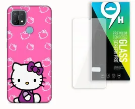 etui-case-do-oppo-a15-a15s-szklo-hartowane-hello-kitty-rozowy-kotek