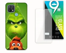 etui-case-do-oppo-a15-a15s-szklo-hartowane-grinch-prezenty-swieta