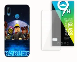 etui-case-do-huawei-p-smart-z-szklo-hartowane-roblox-game-gry
