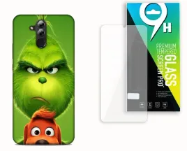etui-case-do-huawei-mate-20-lite-szklo-hartowane-grinch-prezent-swieta