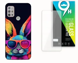etui-case-do-motorola-g10-g30-szklo-hartowane-kroliczek-fun-pupilek