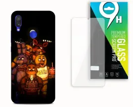 etui-case-do-xiaomi-redmi-note-7-szklo-hartowane-fredi-fnaf-gry