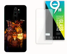 etui-case-do-xiaomi-redmi-note-8-pro-szklo-hartowane-fredi-fnaf-gry