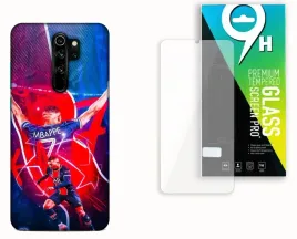 etui-case-do-xiaomi-redmi-note-8-pro-szklo-hartowane-kylian-mbappe