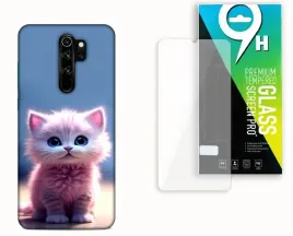 etui-case-do-xiaomi-redmi-note-8-pro-szklo-hartowane-kotek-kotki-pupil