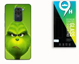 etui-case-do-xiaomi-redmi-note-9-szklo-hartowane-grinch-swieta-prezenty